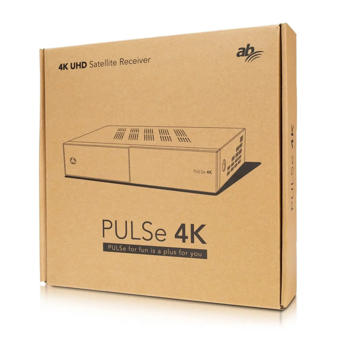 Satelitný prijímač AB, 4K, Flash 8 GB, 2 GB DDR4 RAM, 2x USB 2.0, PULSe 4K