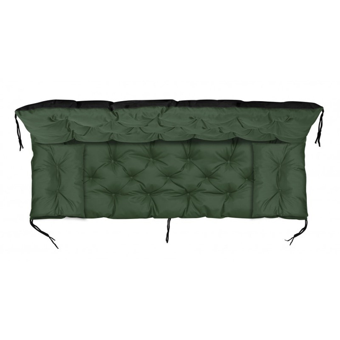 Zelený záhradný set 100x60x50 cm + 2 vankúše 42 x 42 cm