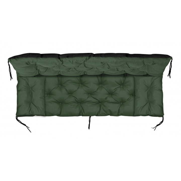 Zelený záhradný set 100x60x50 cm + 2 vankúše 42 x 42 cm