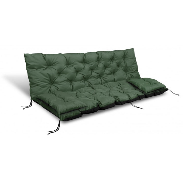Zelený záhradný set 100x60x50 cm + 2 vankúše 42 x 42 cm