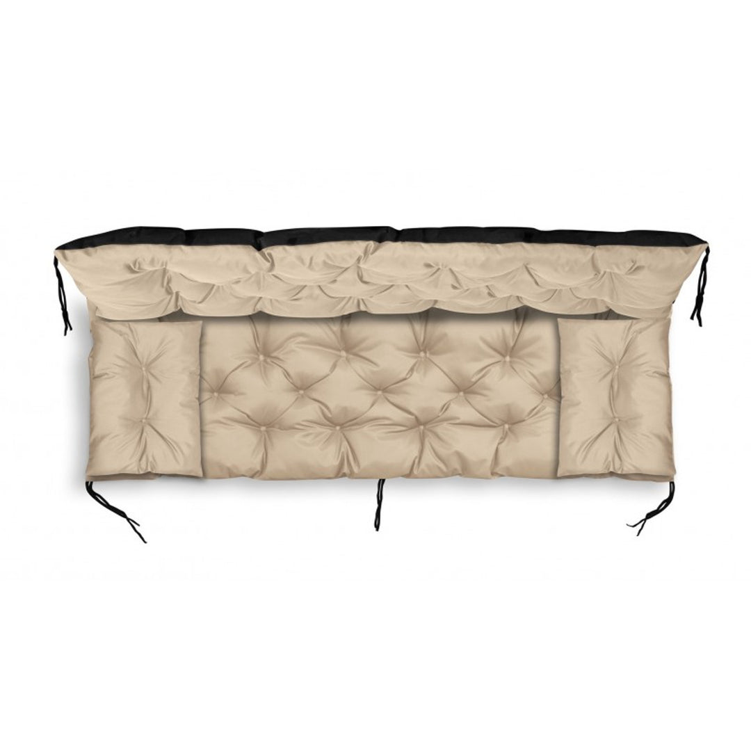 Záhradný set béžový 180x60x50cm + 2 vankúše 42 x 42 cm