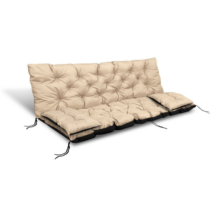 Záhradný set béžový 180x60x50cm + 2 vankúše 42 x 42 cm