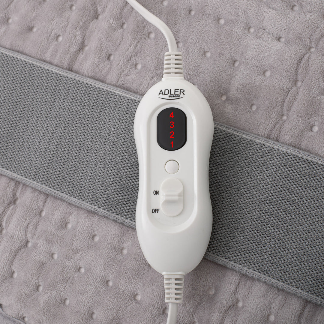 Vyhrievací bedrový pás Adler, 4 nastavenia teploty, výkon 100 W, diaľkové ovládanie LCD, AD 7437