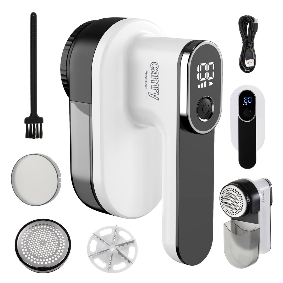 Camry Tissue Shaver, LCD displej, Li-Ion akumulátor, biely a čierny, CR 9620