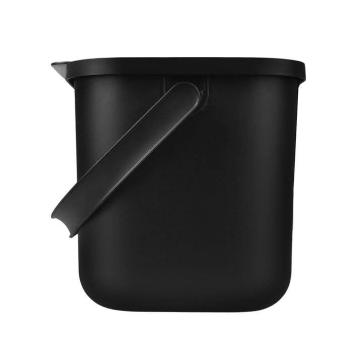 Kôš na bioodpad, kompostovací kôš, objem 6 litrov, čierny, Mini Bini