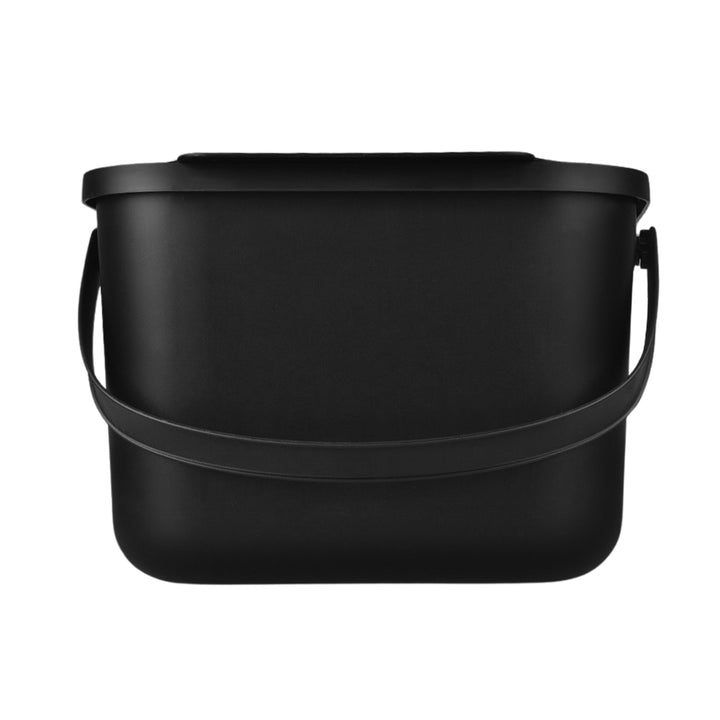 Kôš na bioodpad, kompostovací kôš, objem 6 litrov, čierny, Mini Bini