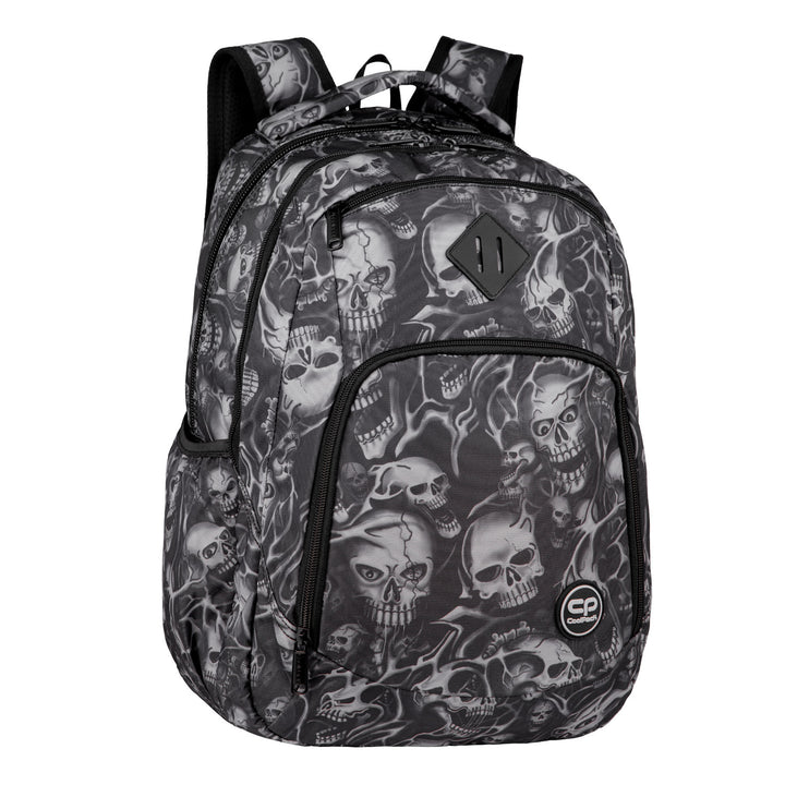 Batoh CoolPack Skulls pre mladých, priestranný, pohodlný F024721