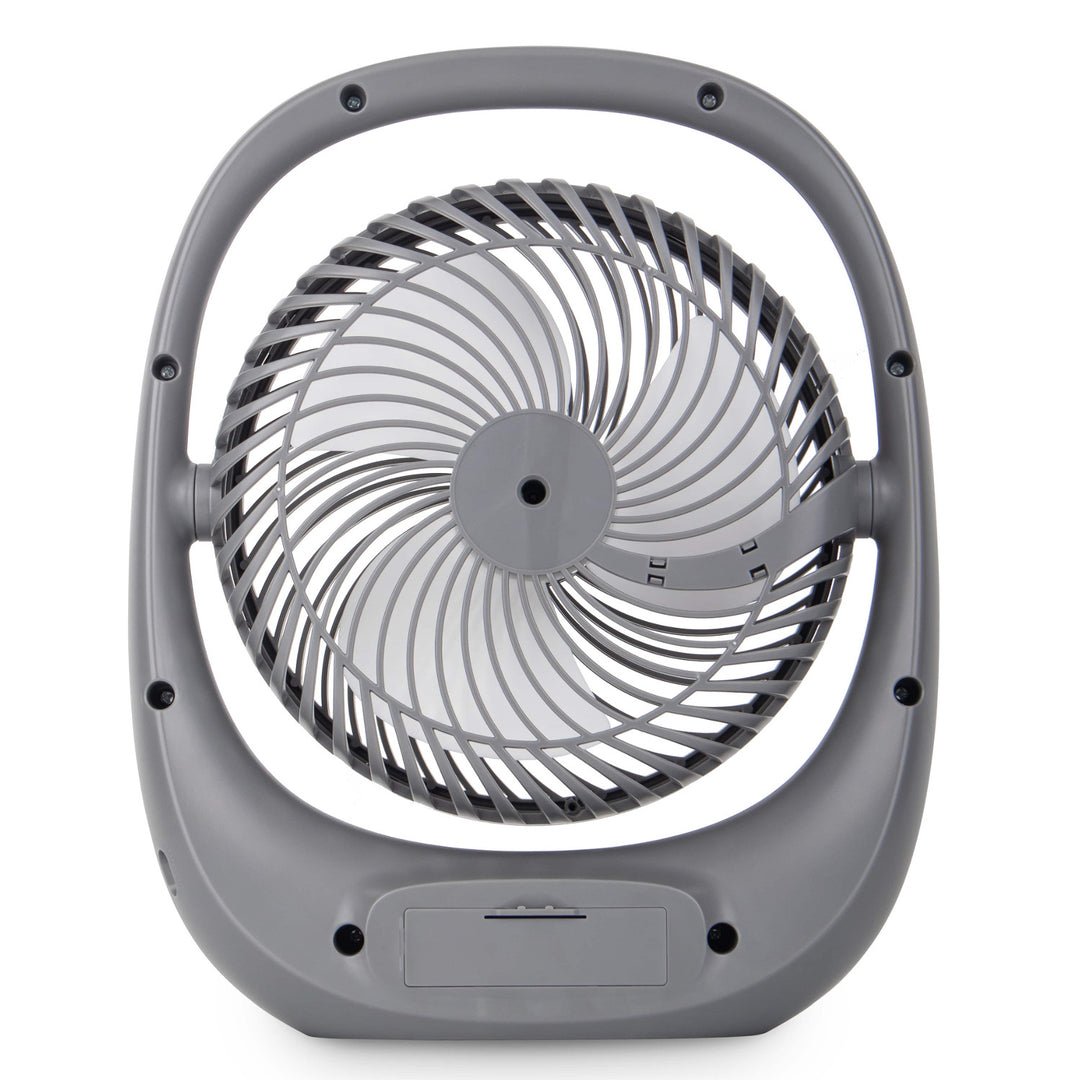 Blaupunkt ventilátor, prenosný, dobíjací 1800 mAh, USB, 3 rýchlosti, sivý, APF301
