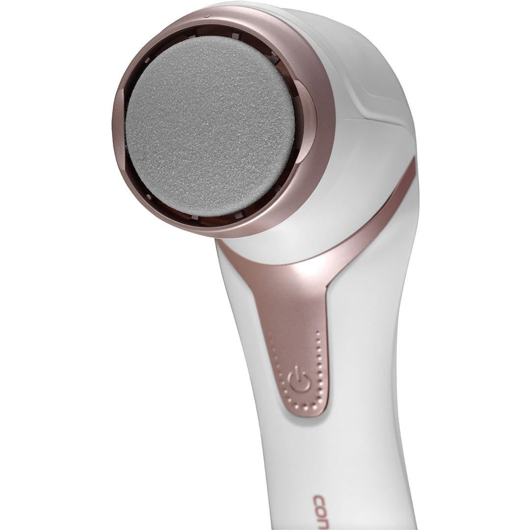 Elektrický pilník na päty Concept, 3 podložky, dobíjací, biely, PN3000