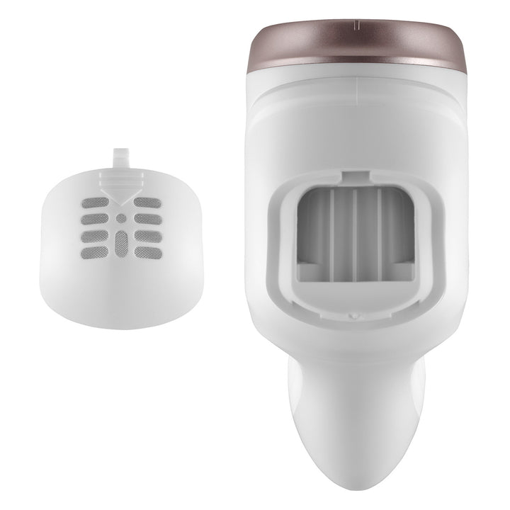 Elektrický pilník na päty Concept, 3 podložky, dobíjací, biely, PN3000