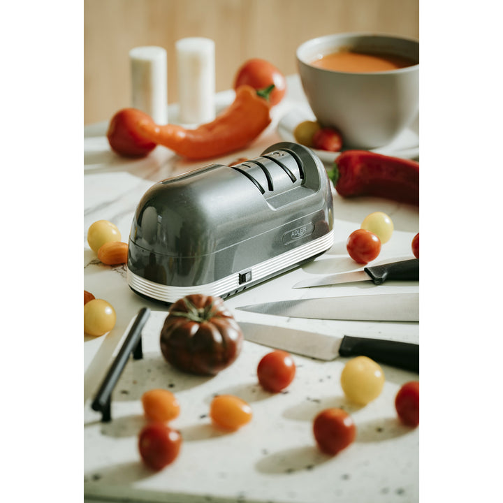 Elektrická brúska na nože Adler, výkon 60 W, 2-stupňový systém AD 4508