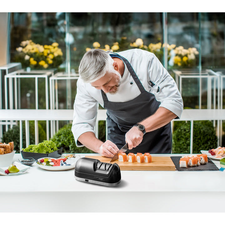 Elektrická brúska na nože Adler, výkon 60 W, 2-stupňový systém AD 4508