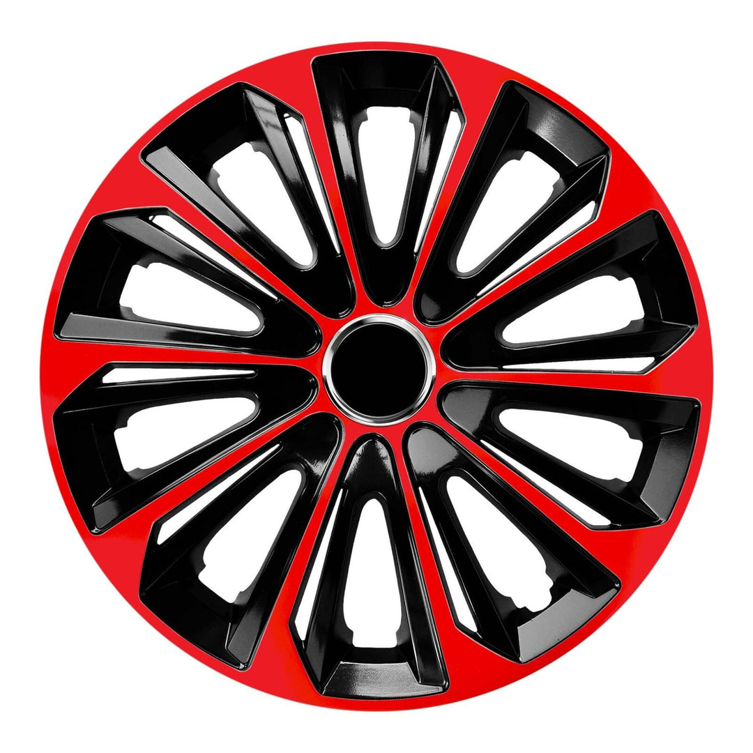 Univerzálny kryt náboja 16" NRM Extra Strong červený čierny 1 kus