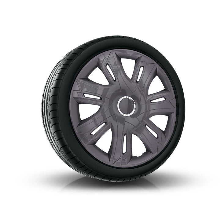 Univerzálny kryt náboja 16" NRM Supernova grafitový lak 1 ks.