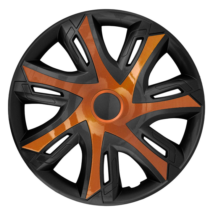 16" NRM N-Power univerzálny kryt náboja dvojfarebný čierno-medený 1 kus