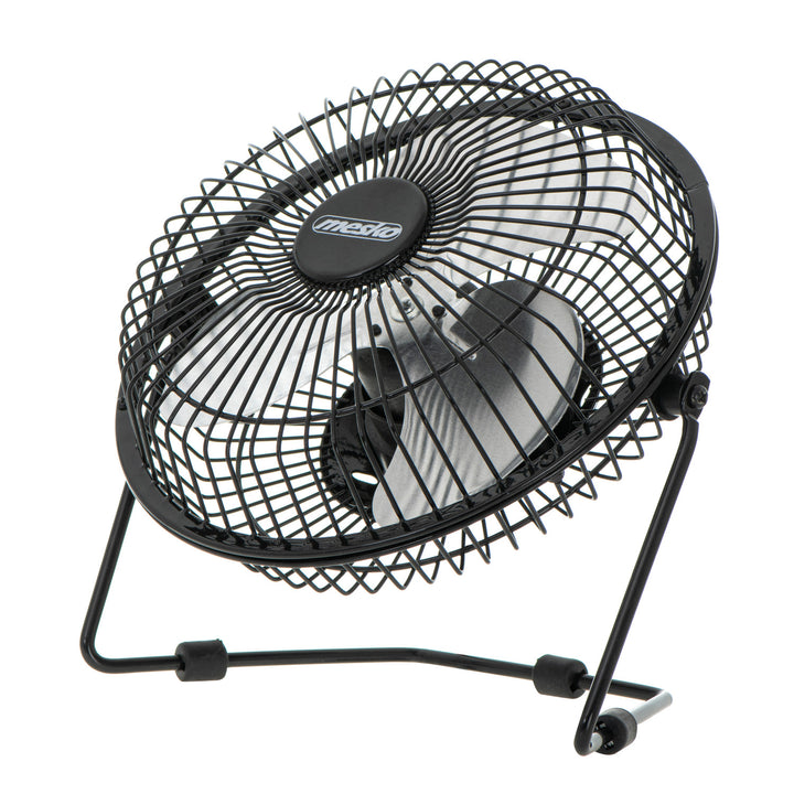 Stolný ventilátor Mesko, priemer 15 cm, napájanie cez USB, vertikálna oscilácia, MS 7322