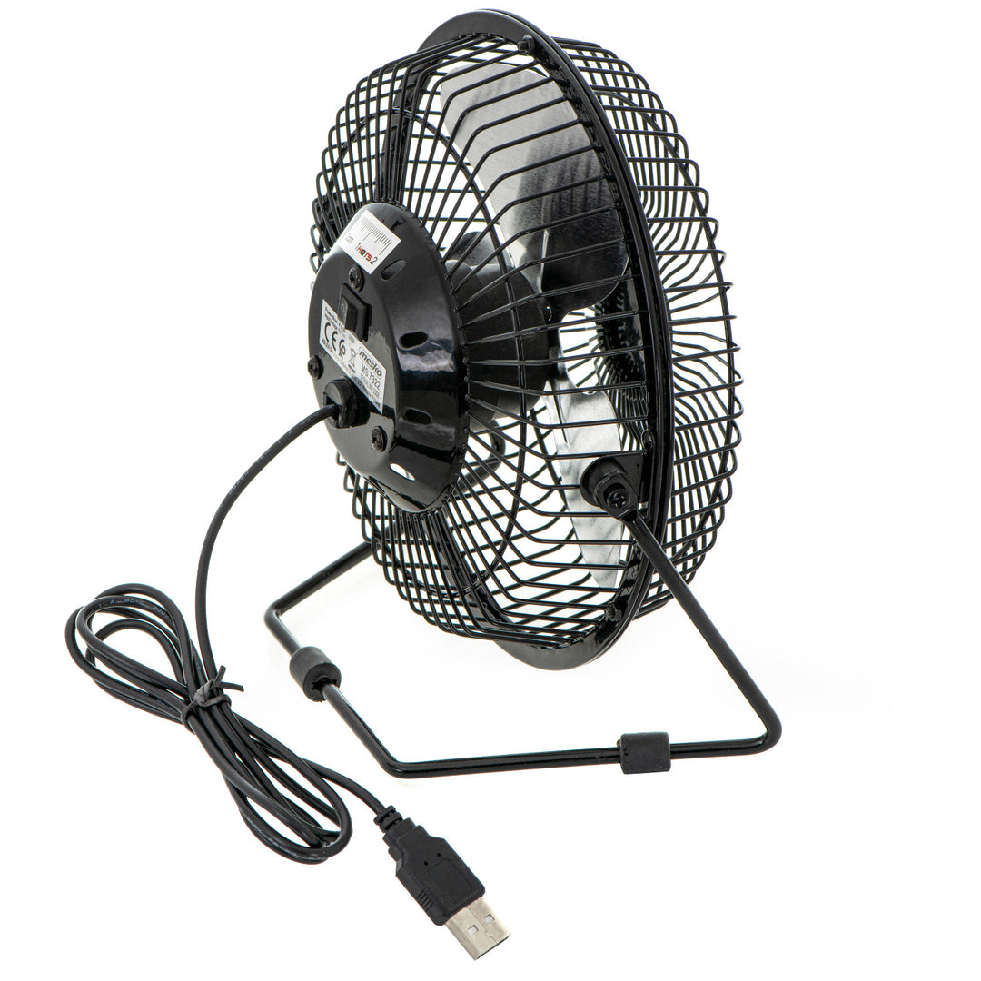 Stolný ventilátor Mesko, priemer 15 cm, napájanie cez USB, vertikálna oscilácia, MS 7322