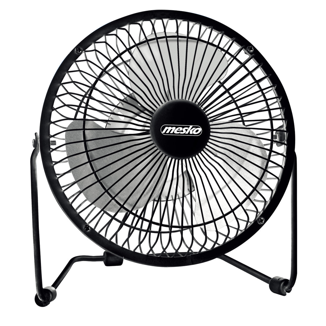 Stolný ventilátor Mesko, priemer 15 cm, napájanie cez USB, vertikálna oscilácia, MS 7322