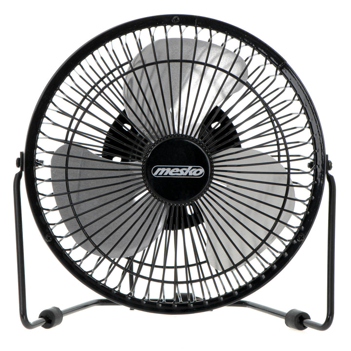Stolný ventilátor Mesko, priemer 15 cm, napájanie cez USB, vertikálna oscilácia, MS 7322