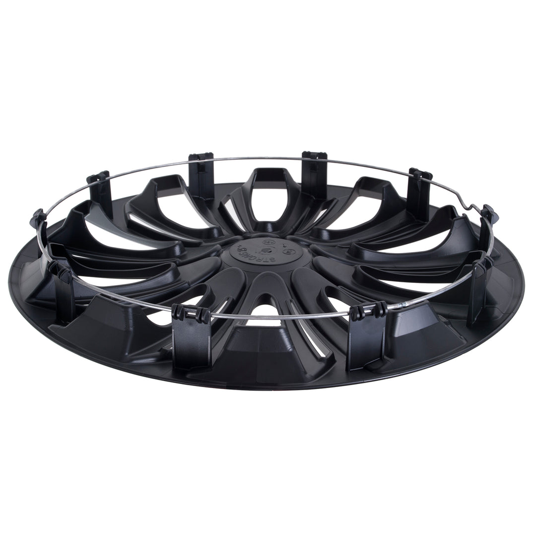 NRM Strong 15'' univerzálny kryt náboja matný čierny 1 ks