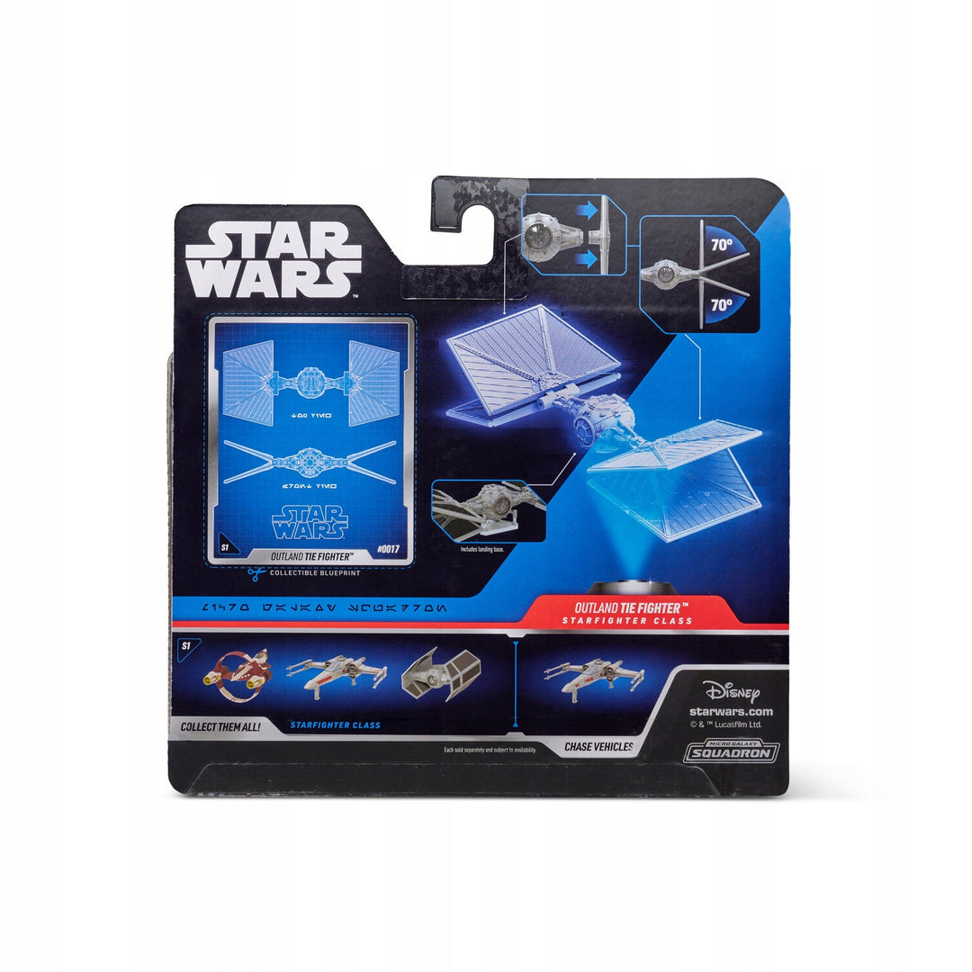 Pojazd Star Wars Outland TIE Fighter figúrka Moff Gideon