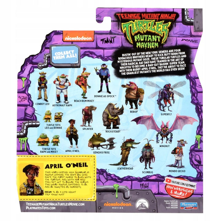 April O'Neil figúrka s príslušenstvom Ninja Turtles Warriors
