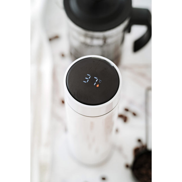 Termoska Adler, LED dotykový displej, objem 473 ml, biela, AD 4506