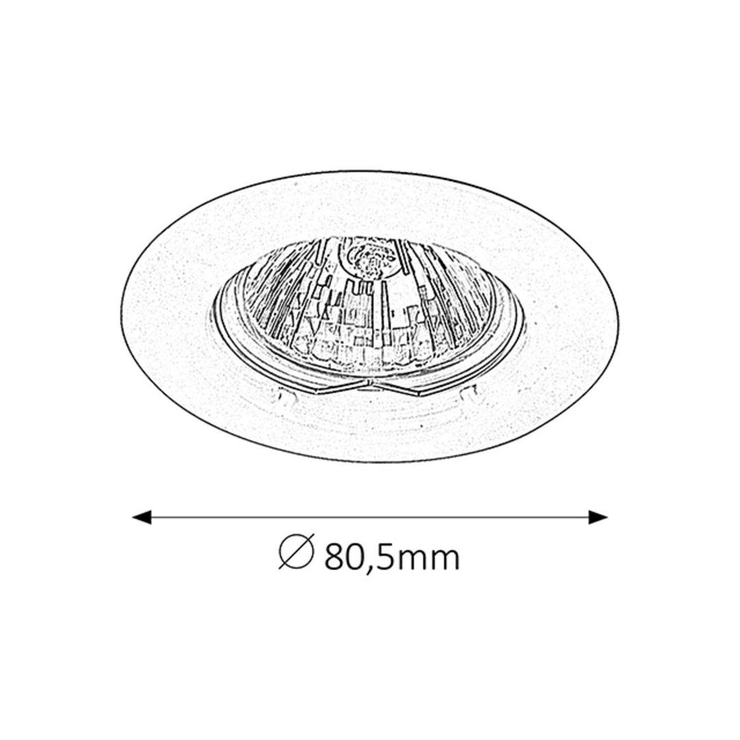 Svietidlo Rabalux, IP20, biele, GU5.3, 12V, bodové svietidlo