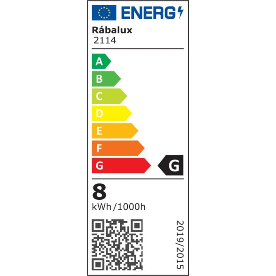 Kúpeľňové svietidlo Rabalux, 8W LED, IP44, chrómový dizajn, Levon