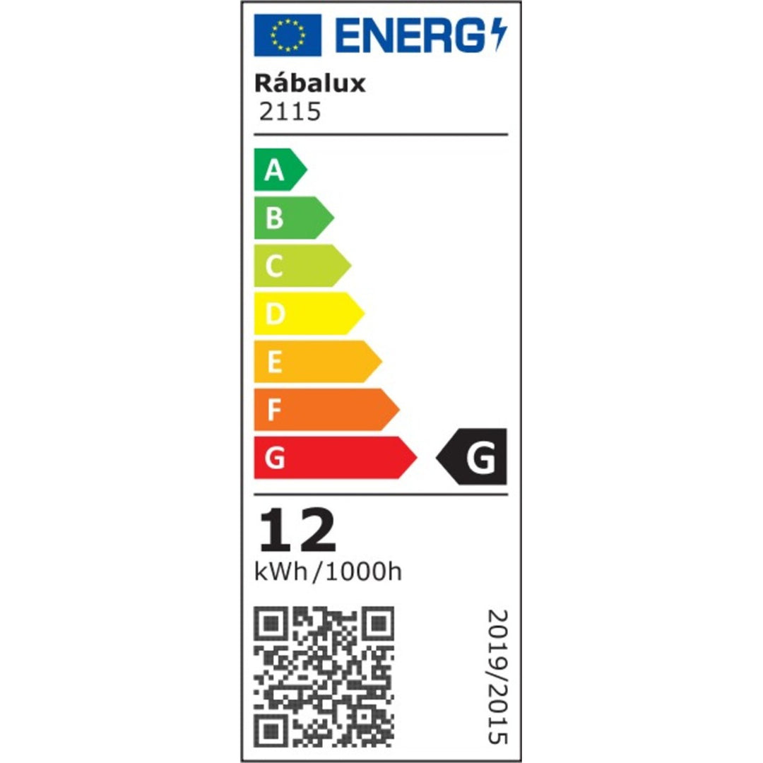 Kúpeľňové svietidlo Rabalux, 12 W LED, IP44, chrómový dizajn, Levon