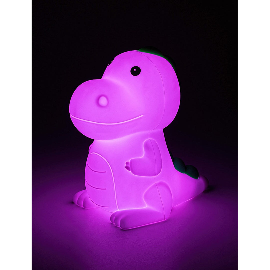 Rabalux detská lampa, dinosaurus, LED RGB, teplá biela, IP20, Unicoo