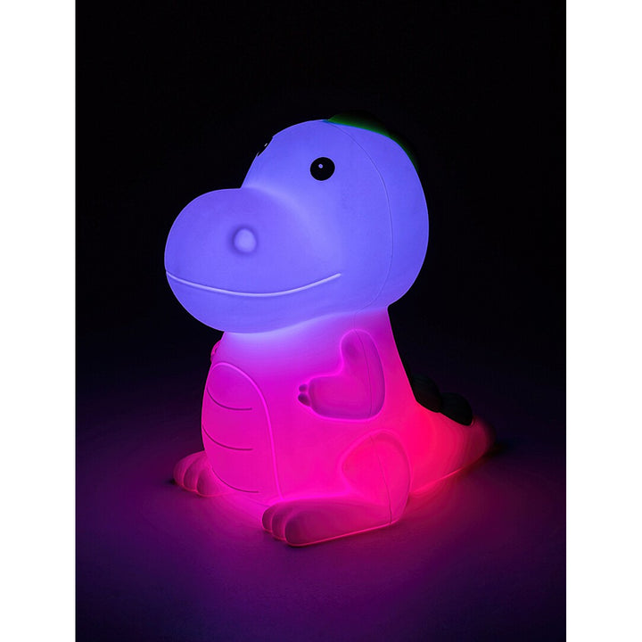 Rabalux detská lampa, dinosaurus, LED RGB, teplá biela, IP20, Unicoo