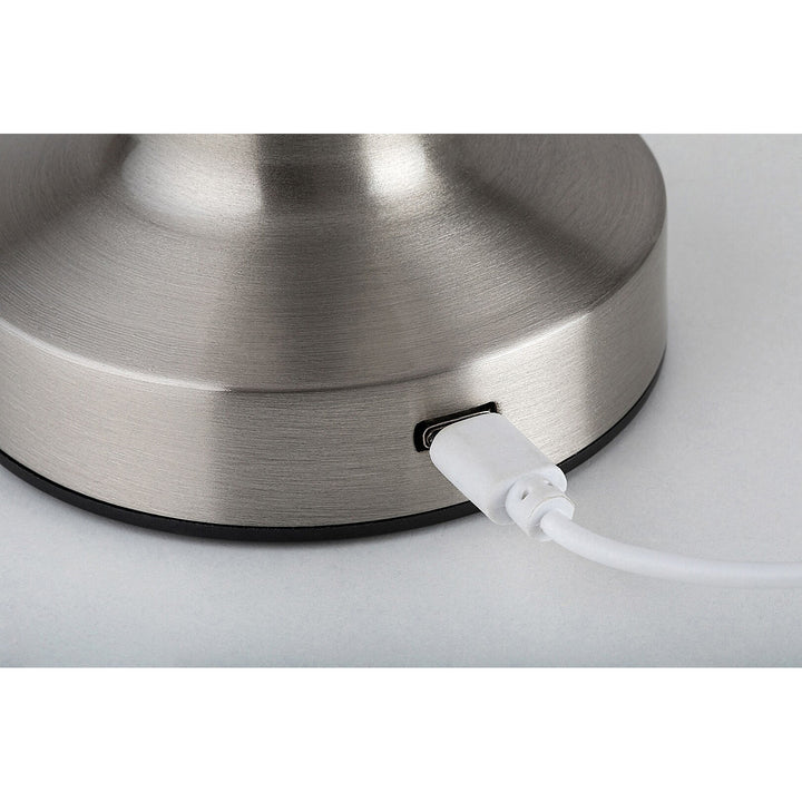 Stolná lampa Rabalux, 2,7W LED, 40lm, 1200mAh batéria, Senan