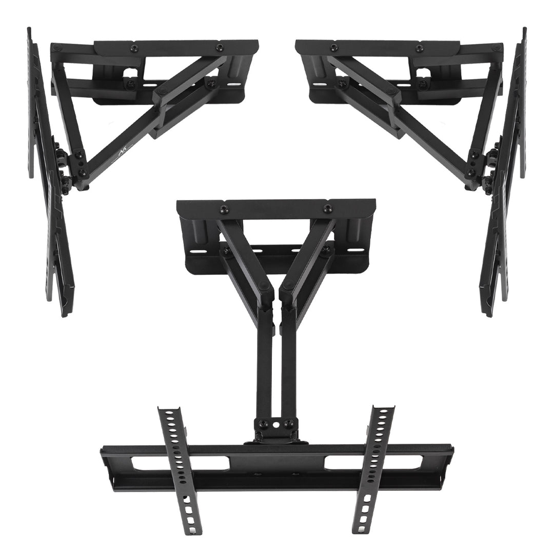 Držiak na TV Maclean, max. VESA 400x400, 32-75", 50 kg, horizontálne a vertikálne nastavenie uhla, profil 80-380 mm, čierny, MC-788