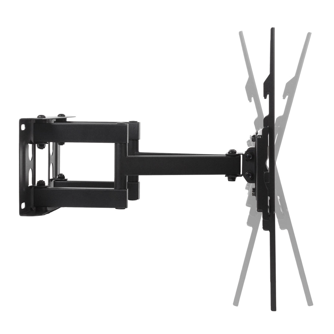 Držiak na TV Maclean, max. VESA 400x400, 32-75", 50 kg, horizontálne a vertikálne nastavenie uhla, profil 80-380 mm, čierny, MC-788