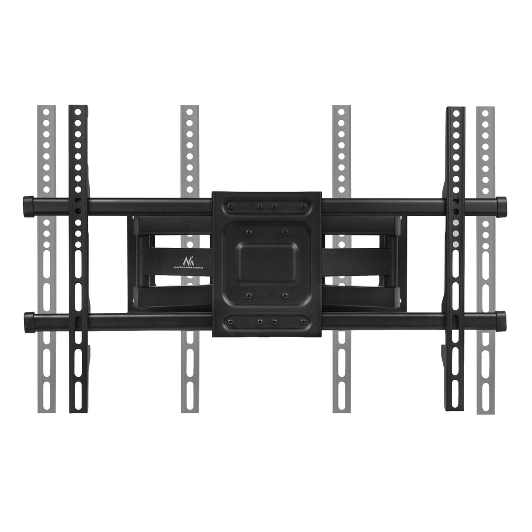 Držiak na TV Maclean, max. VESA 600x400, 32-85", 60 kg, horizontálne a vertikálne nastavenie uhla, profil 65-390 mm, čierny, MC-789