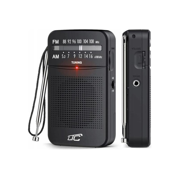Vreckové rádio LEGA LXLTC2029C s AM/FM/AUX napájaním z batérie LTC
