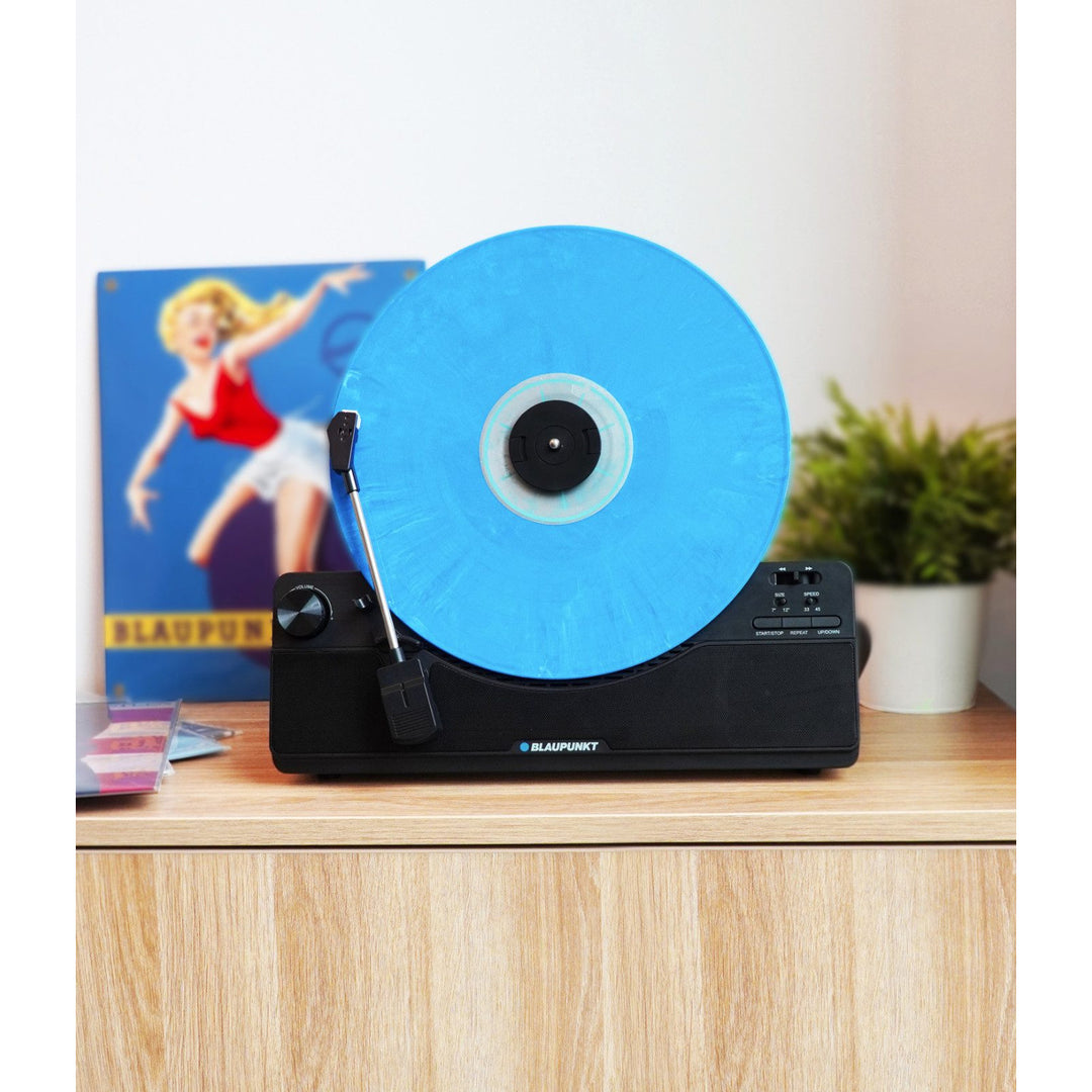 Vertikálny gramofón Blaupunkt, Bluetooth, 2x5W RMS, čierny, VT100BK