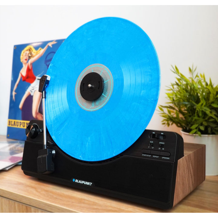 Vertikálny gramofón Blaupunkt, Bluetooth, 2x5W RMS, čierny, VT100BK