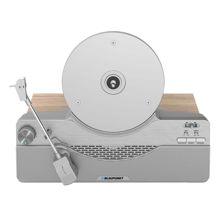 Vertikálny gramofón Blaupunkt, Bluetooth, 2x5W RMS, strieborný, VT100SL