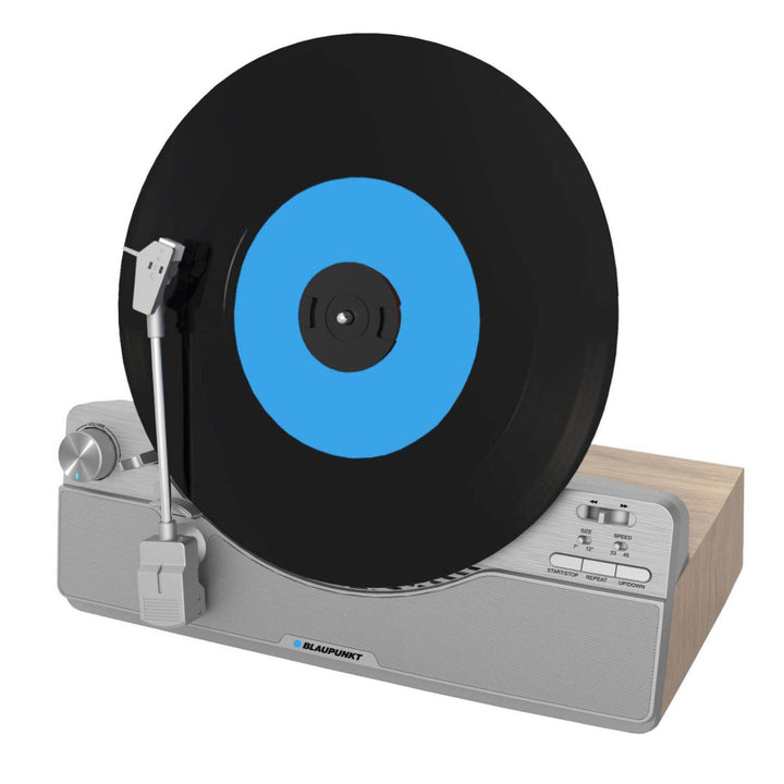 Vertikálny gramofón Blaupunkt, Bluetooth, 2x5W RMS, strieborný, VT100SL