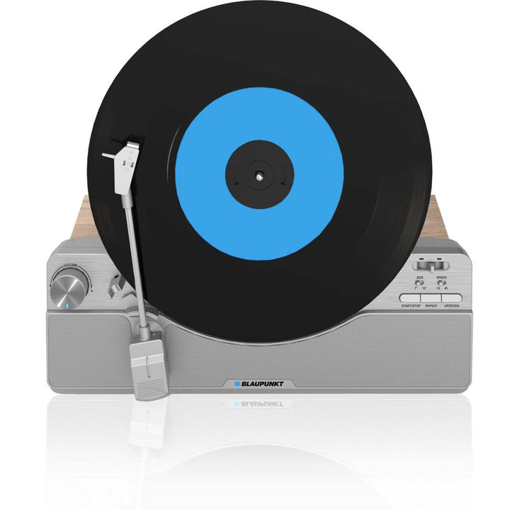 Vertikálny gramofón Blaupunkt, Bluetooth, 2x5W RMS, strieborný, VT100SL
