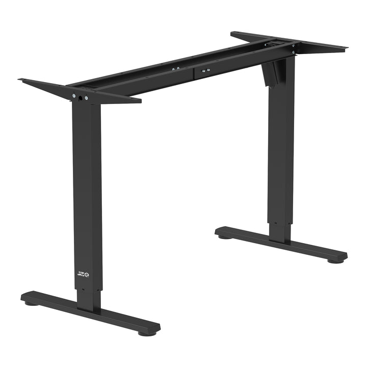Elektricky výškovo nastaviteľný stôl Ergo Office, max. výška 1160 mm, max. hmotnosť 80 kg, bez stolovej dosky, čierny, ER-400 B