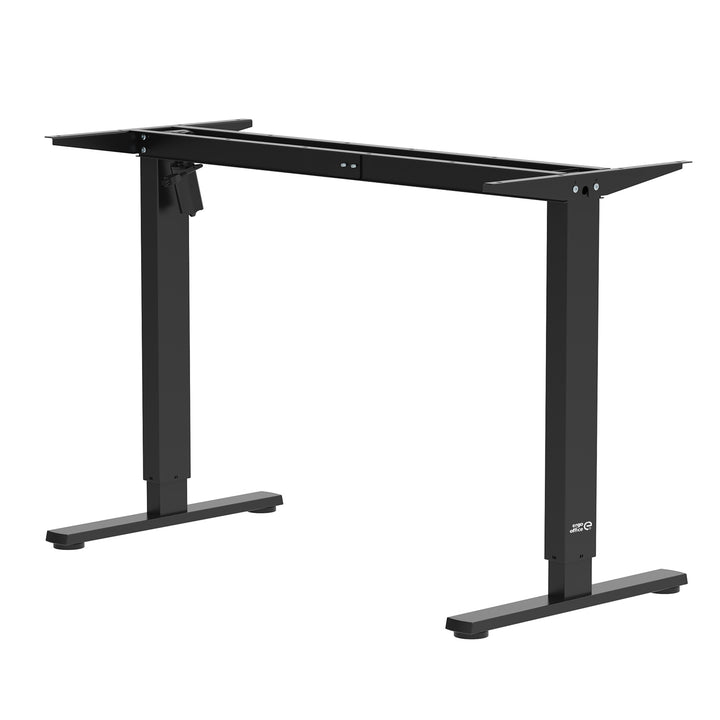 Elektricky výškovo nastaviteľný stôl Ergo Office, max. výška 1160 mm, max. hmotnosť 80 kg, bez stolovej dosky, čierny, ER-400 B
