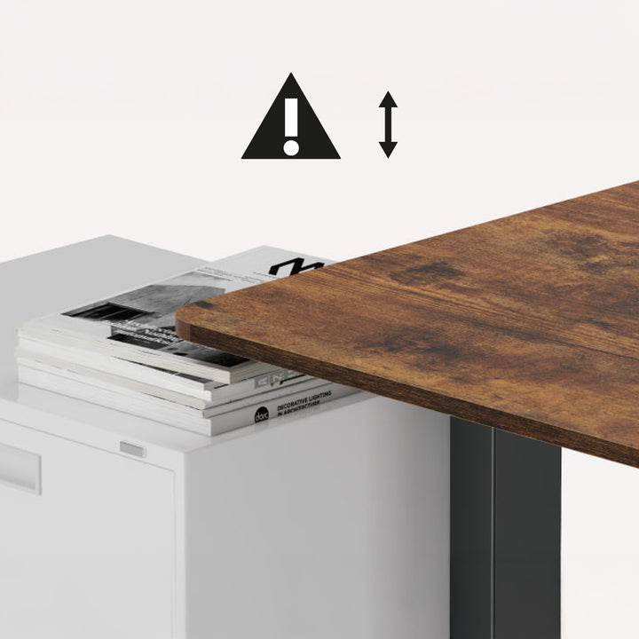 Elektricky výškovo nastaviteľný stôl Ergo Office, max. výška 1160 mm, max. hmotnosť 80 kg, bez stolovej dosky, čierny, ER-400 B