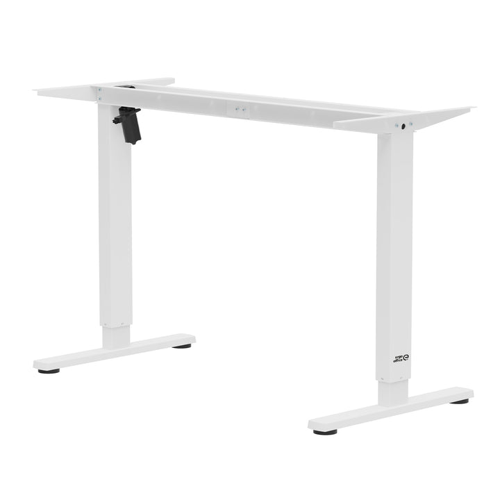Výškovo nastaviteľný elektrický stôl Ergo Office, max. výška 1160 mm, max. hmotnosť 80 kg, bez stolovej dosky, biely, ER-400 W