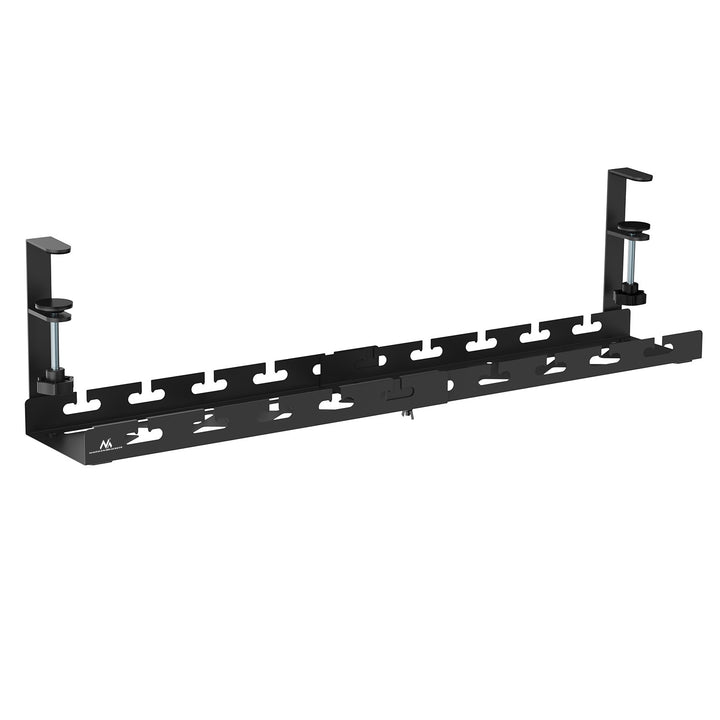 Organizér káblov pod stôl Maclean, max. zaťaženie 5 kg, max. 728 mm, čierny, MC-103 B