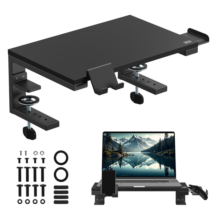 Stojan na notebook / monitor Ergo Office, max. zaťaženie 20 kg, pre diag. 13-32", čierny, ER-303 B