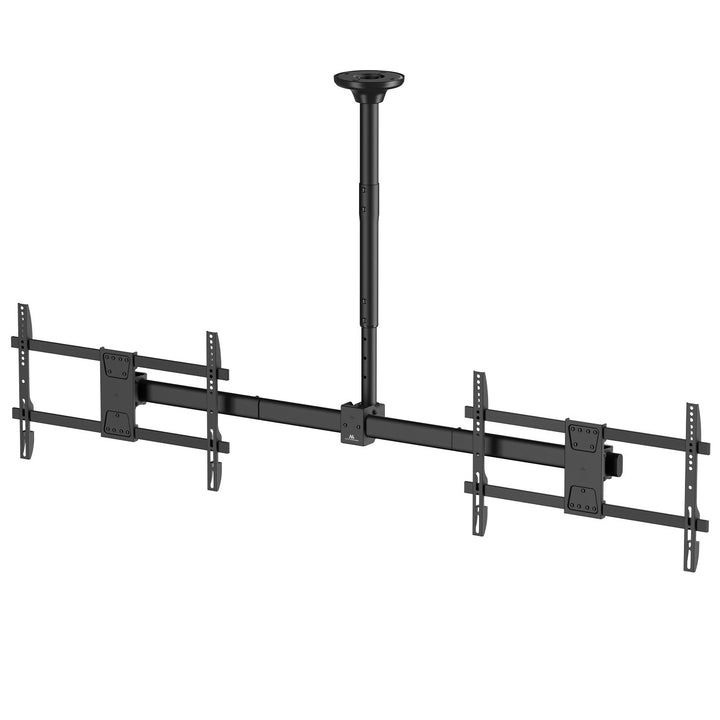 Stropný držiak Maclean pre dva televízory, max. zaťaženie 2x40 kg, 34-60", max. VESA 600x400, MC-111 B