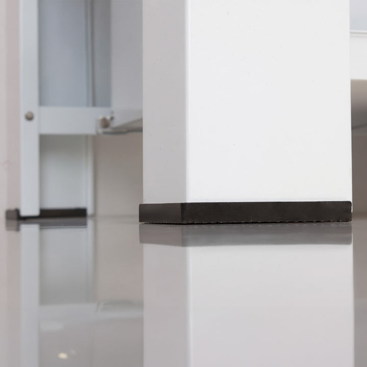 Podstavec pre práčku / sušičku so zásuvkou Maclean, max. náplň 150 kg, biely, MC-117 W